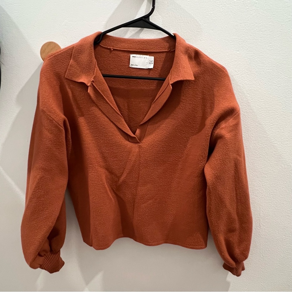 ASOS rust orange sweater
